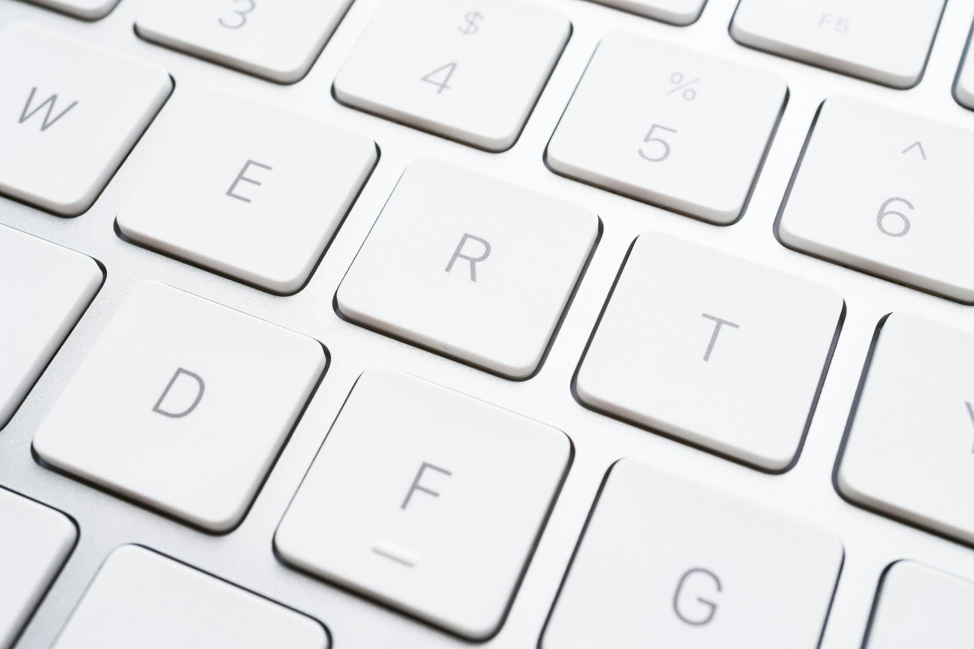 Close up keyboard button